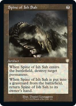 Spine of Ish Sah Retro Frame 162/40 (Commander: The Brothers' War)  | Good Games Morley