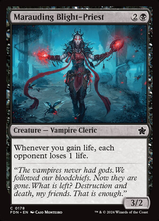 Marauding Blight-Priest 178/291 (Foundations)  - Foil | Good Games Morley