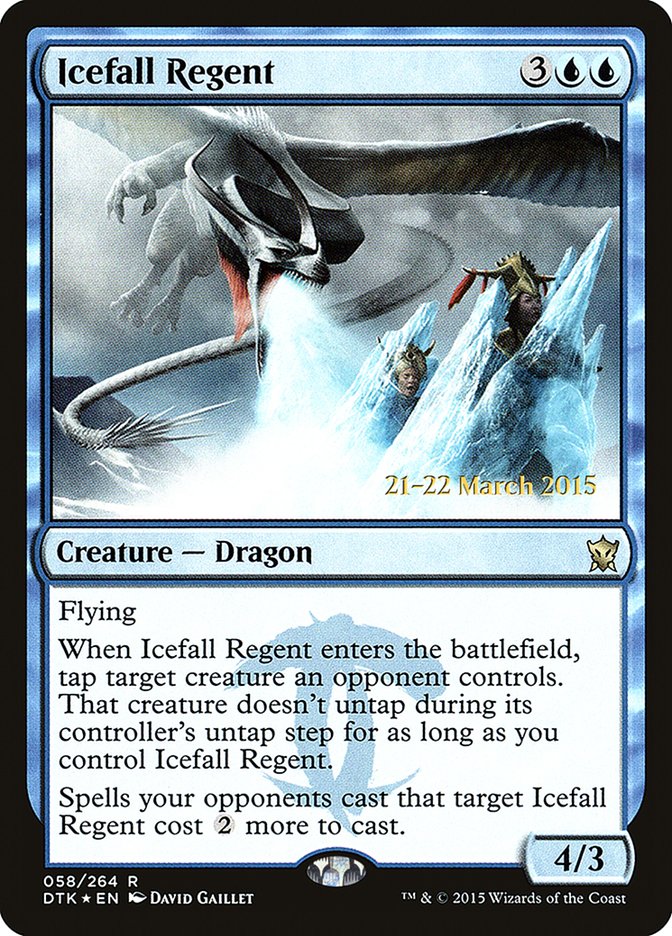 Icefall Regent [Dragons of Tarkir Prerelease Promos] | Good Games Morley