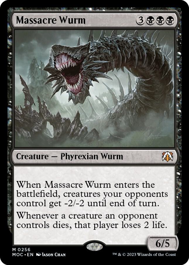 Massacre Wurm 256/444 (Commander: March of the Machine)  | Good Games Morley