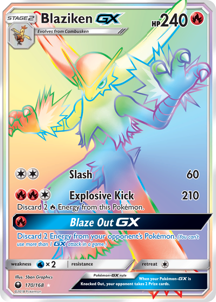Blaziken GX (170/168) [Sun & Moon: Celestial Storm] | Good Games Morley