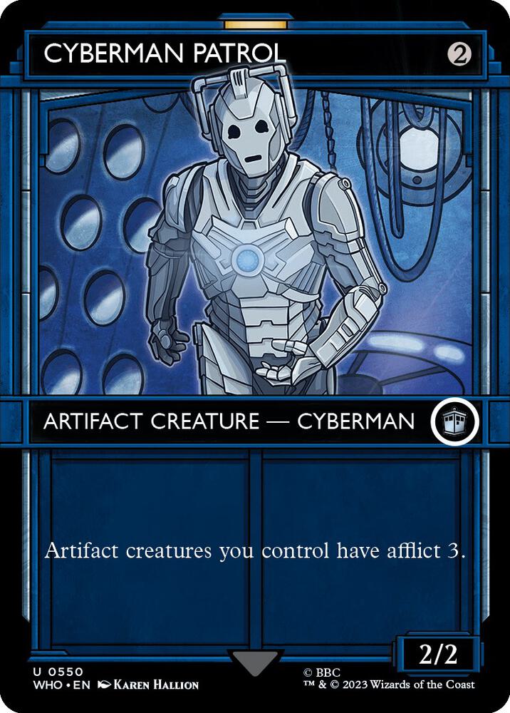 Cyberman Patrol 550/331 (Universes Beyond: Doctor Who)  - Showcase Foil | Good Games Morley