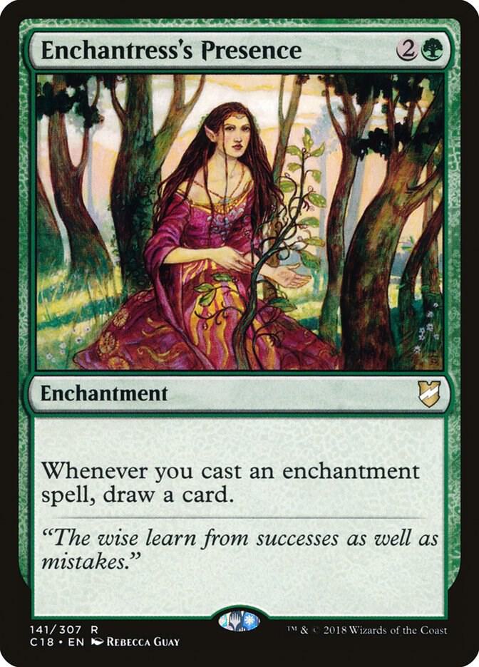 Enchantress's Presence 141/307 (Commander 2018)  | Good Games Morley