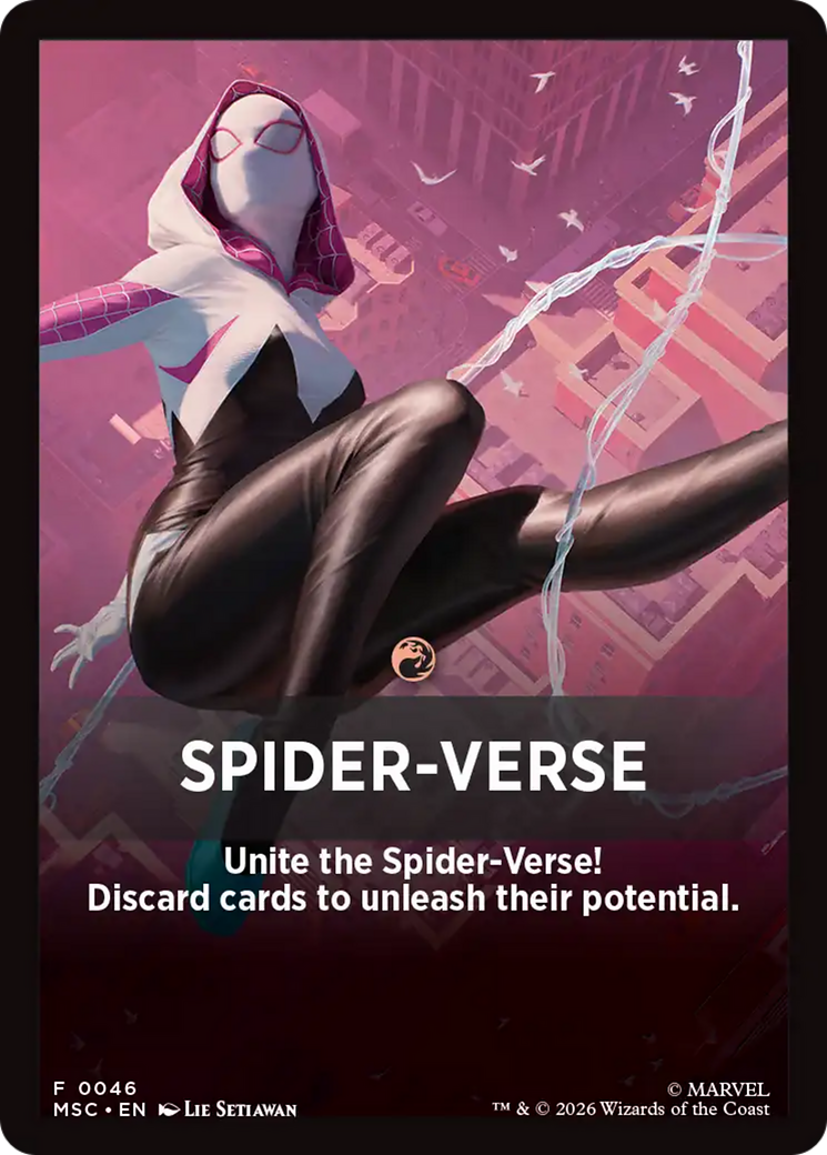 Spider-Verse Theme Card [Marvel Super Heroes Commander] | Good Games Morley