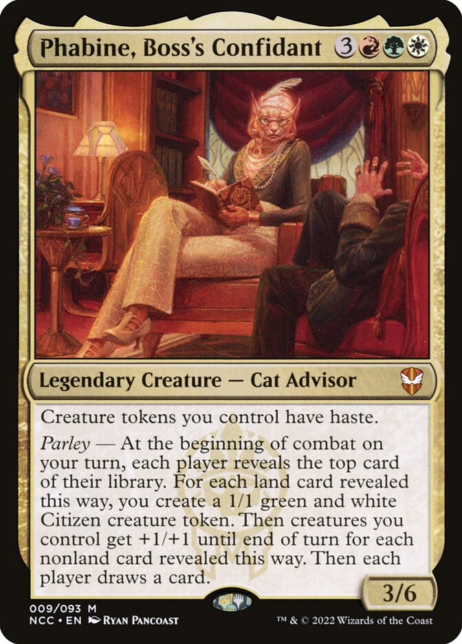 Phabine, Boss's Confidant 9 (Commander: Streets of New Capenna)  - Foil | Good Games Morley