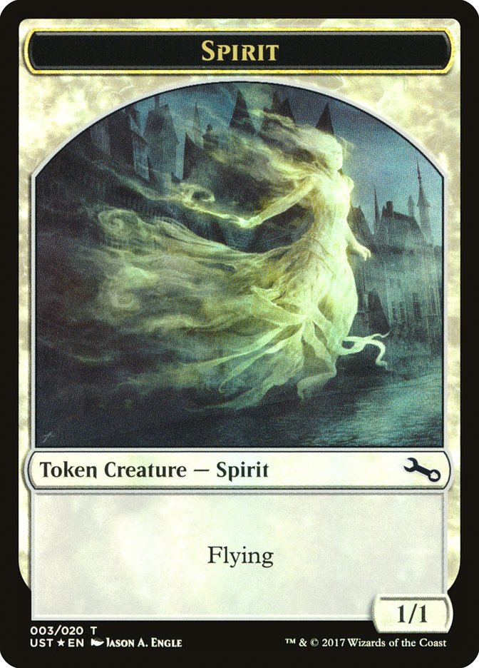 Spirit (003) // Spirit Double-Sided Token [Unstable Tokens] | Good Games Morley