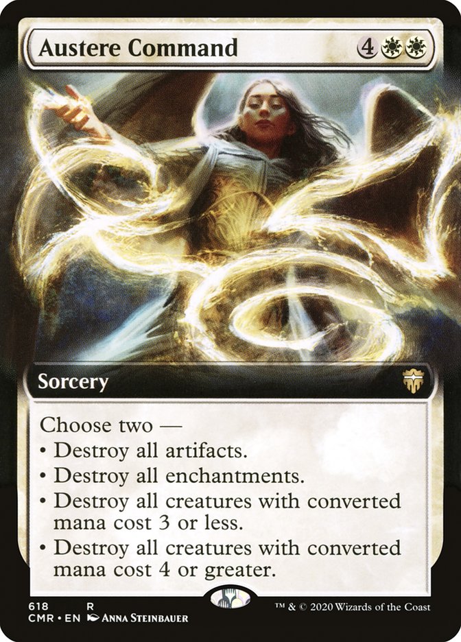 Austere Command (Extended Art) [Commander Legends] | Good Games Morley