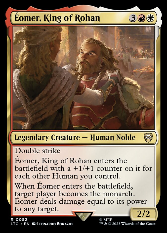 Éomer, King of Rohan 52/347 (Commander: The Lord of the Rings: Tales of Middle-earth)  | Good Games Morley