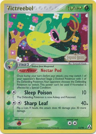 Victreebel (13/92) (Stamped) [EX: Legend Maker] | Good Games Morley