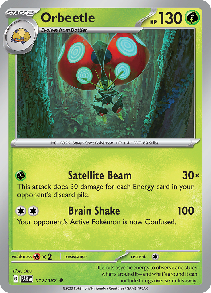 Orbeetle (012/182) [Scarlet & Violet: Paradox Rift] | Good Games Morley