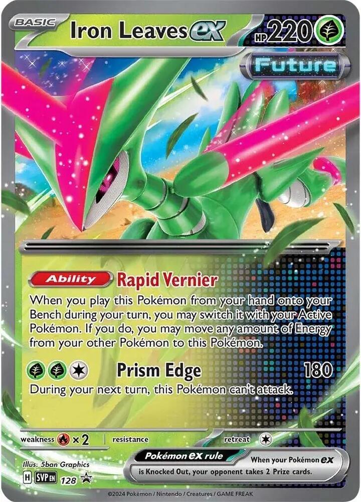 Iron Leaves ex 128 (SV: Scarlet & Violet Promo Cards)  - Holofoil | Good Games Morley