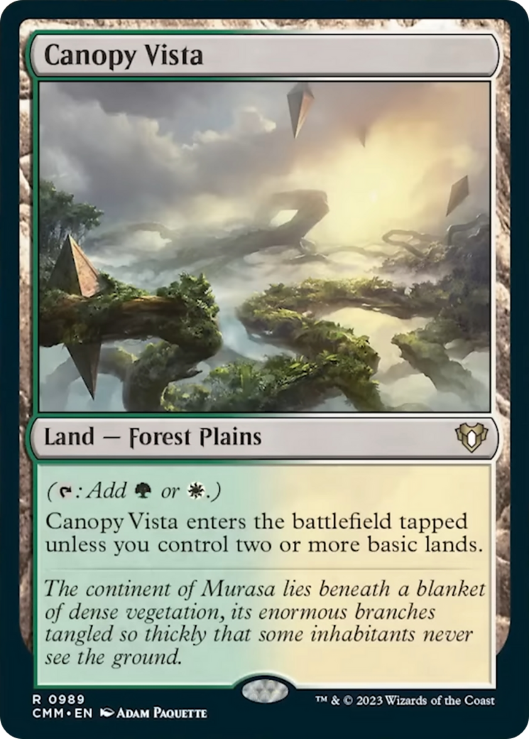 Canopy Vista [Commander Masters] | Good Games Morley