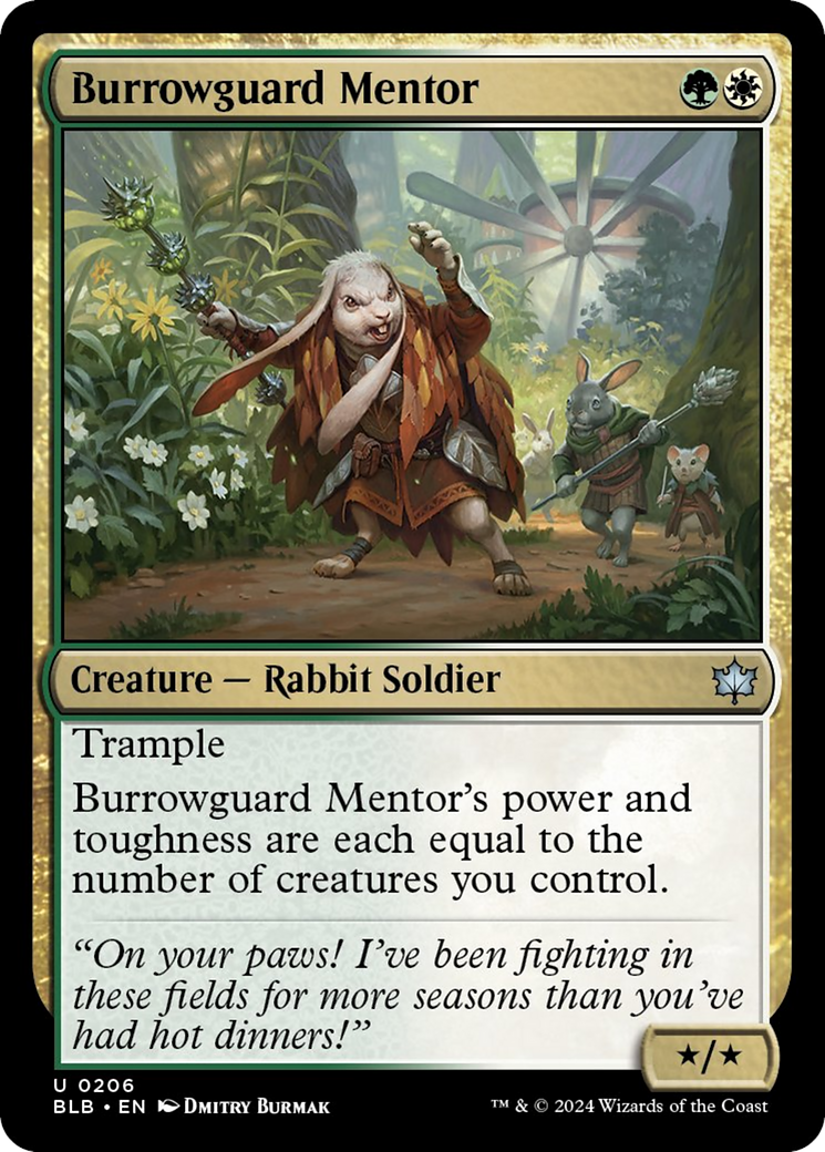 Burrowguard Mentor [Bloomburrow] | Good Games Morley