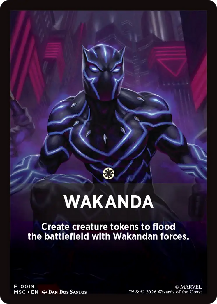 Wakanda Theme Card [Marvel Super Heroes Commander] | Good Games Morley