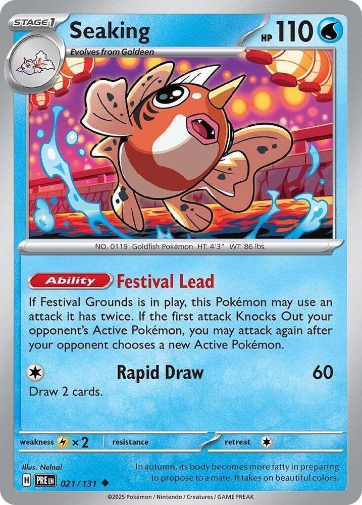 Seaking (021/131) [Scarlet & Violet: Prismatic Evolutions] | Good Games Morley