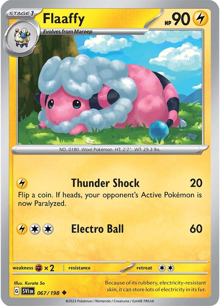 Flaaffy (067/198) [Scarlet & Violet: Base Set] | Good Games Morley