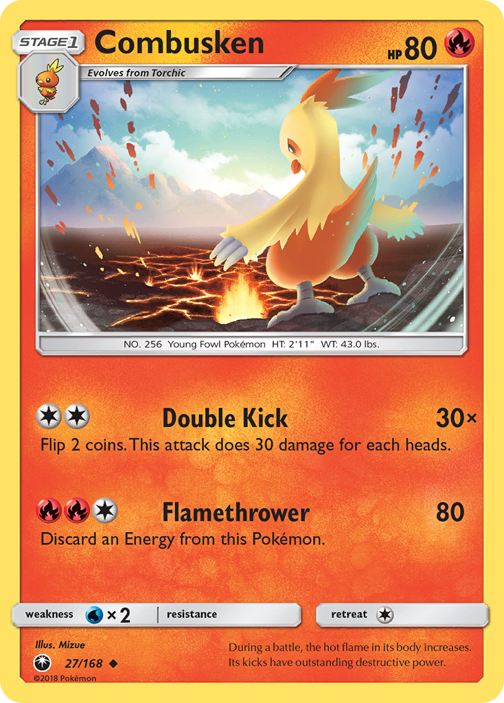 Combusken (27/168) [Sun & Moon: Celestial Storm] | Good Games Morley