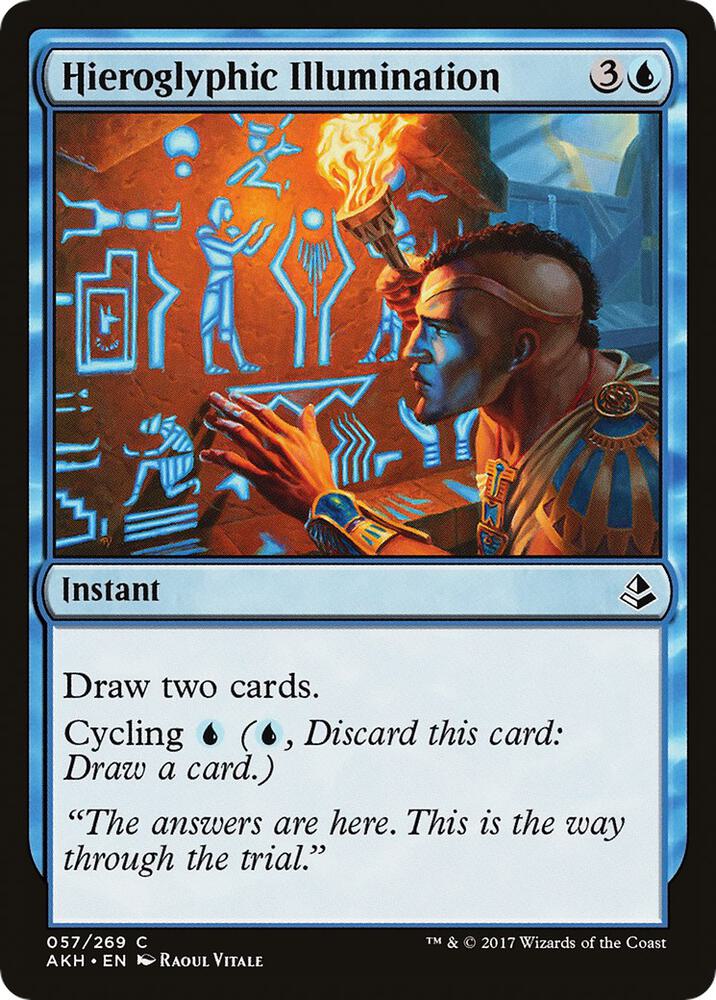 Hieroglyphic Illumination 57/269 (Amonkhet)  - Foil | Good Games Morley
