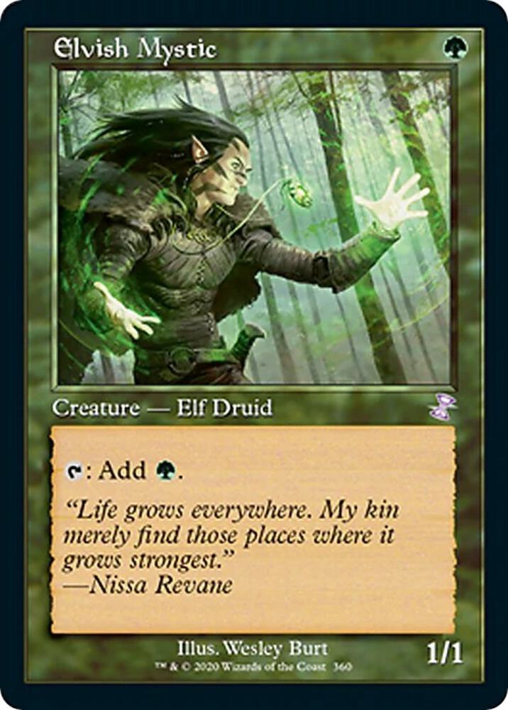 Elvish Mystic 360/289 (Time Spiral: Remastered)  - Foil | Good Games Morley