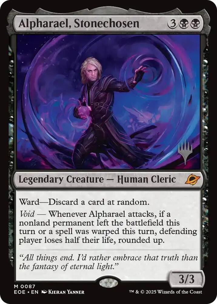 Alpharael Stonechosen 87 (Promo Pack: Edge of Eternities)  | Good Games Morley