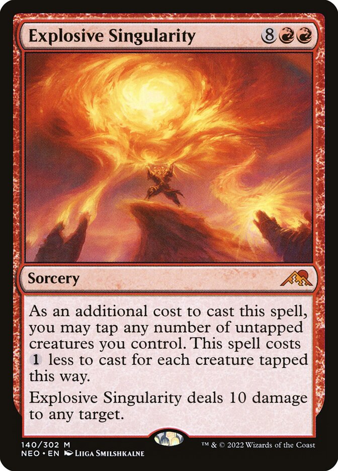 Explosive Singularity 140/302 (Kamigawa: Neon Dynasty)  | Good Games Morley
