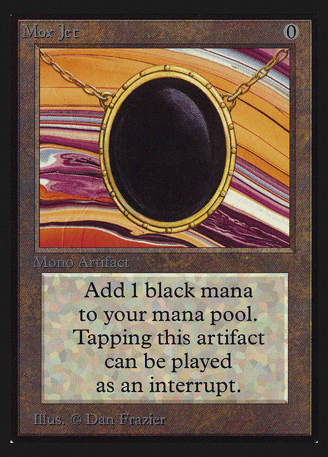 Mox Jet (Black Stone) [International Collectors' Edition] | Good Games Morley