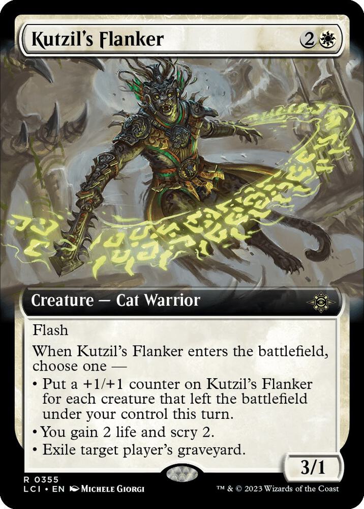 Kutzil's Flanker 355/291 (The Lost Caverns of Ixalan)  - Extended Art Foil | Good Games Morley