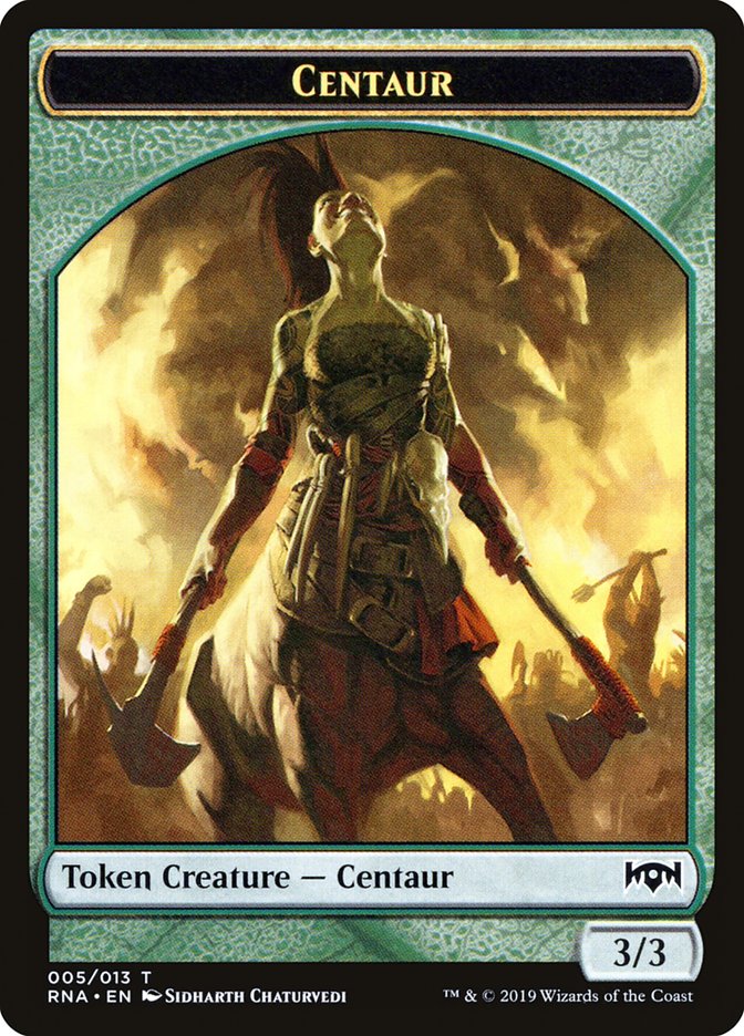 Centaur Token [Ravnica Allegiance Tokens] | Good Games Morley