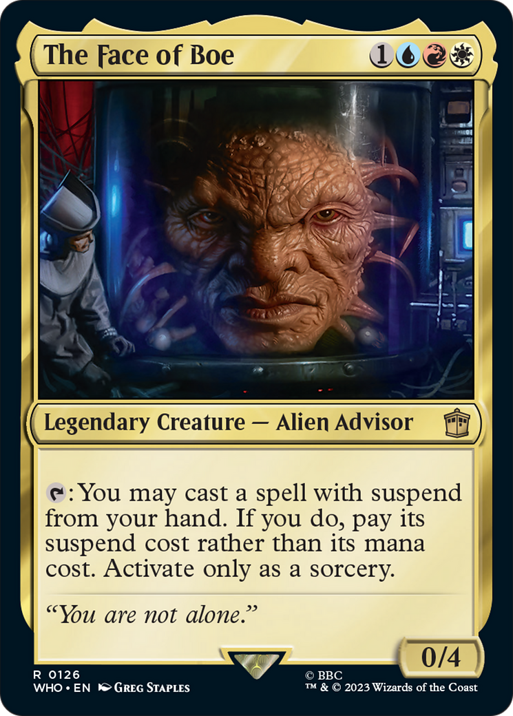 The Face of Boe [Doctor Who] | Good Games Morley