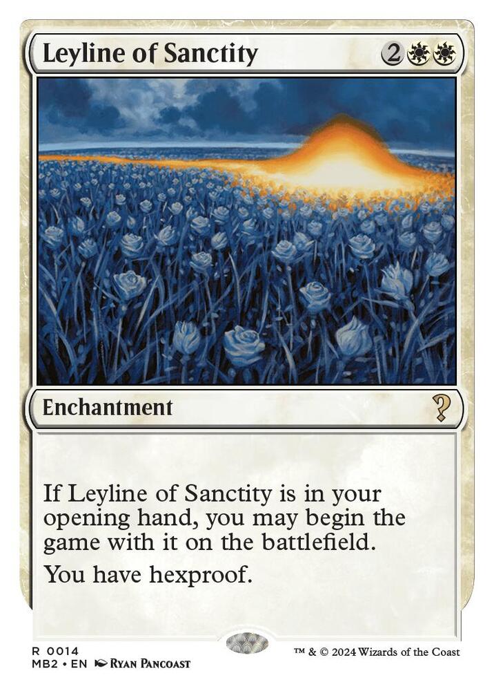 Leyline of Sanctity 14/390 (Mystery Booster 2)  | Good Games Morley