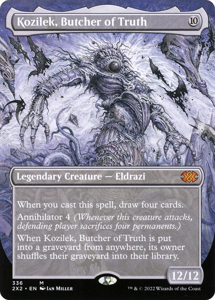 Kozilek Butcher of Truth Borderless 336/331 (Double Masters 2022)  - Foil | Good Games Morley