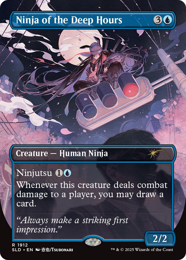 Ninja of the Deep Hours (Rainbow Foil) [Secret Lair Drop Series] | Good Games Morley
