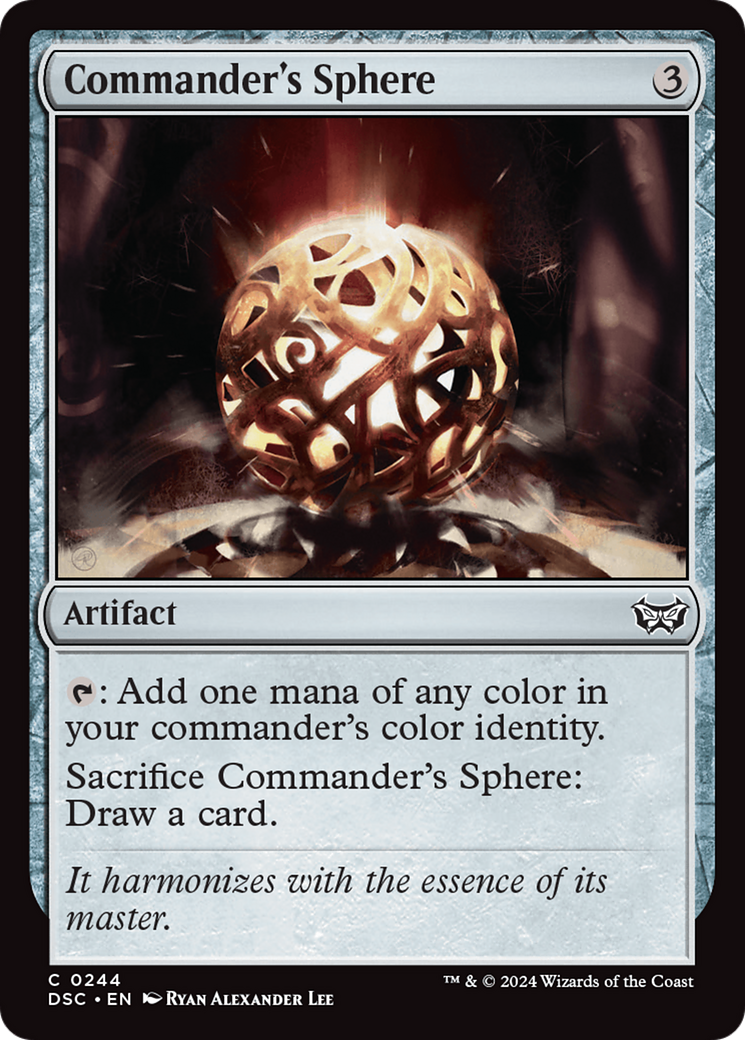 Commander's Sphere [Duskmourn: House of Horror Commander] | Good Games Morley