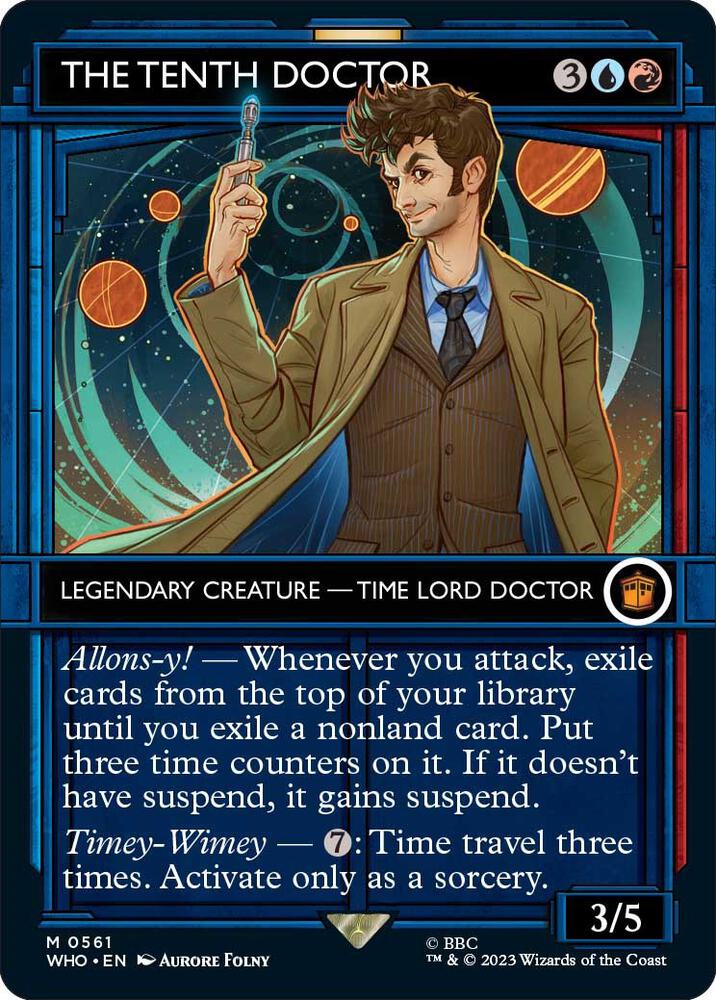 The Tenth Doctor 561 (Universes Beyond: Doctor Who)  - Showcase Foil | Good Games Morley