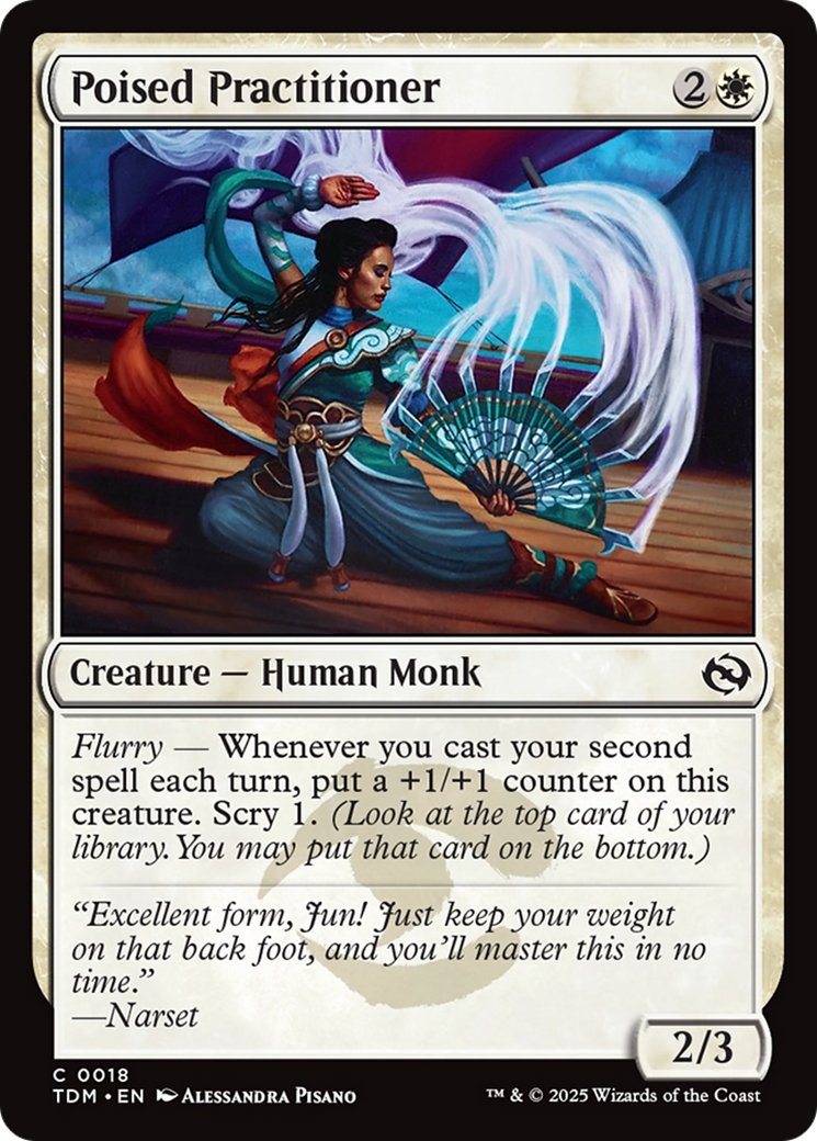 Poised Practitioner [Tarkir: Dragonstorm] | Good Games Morley