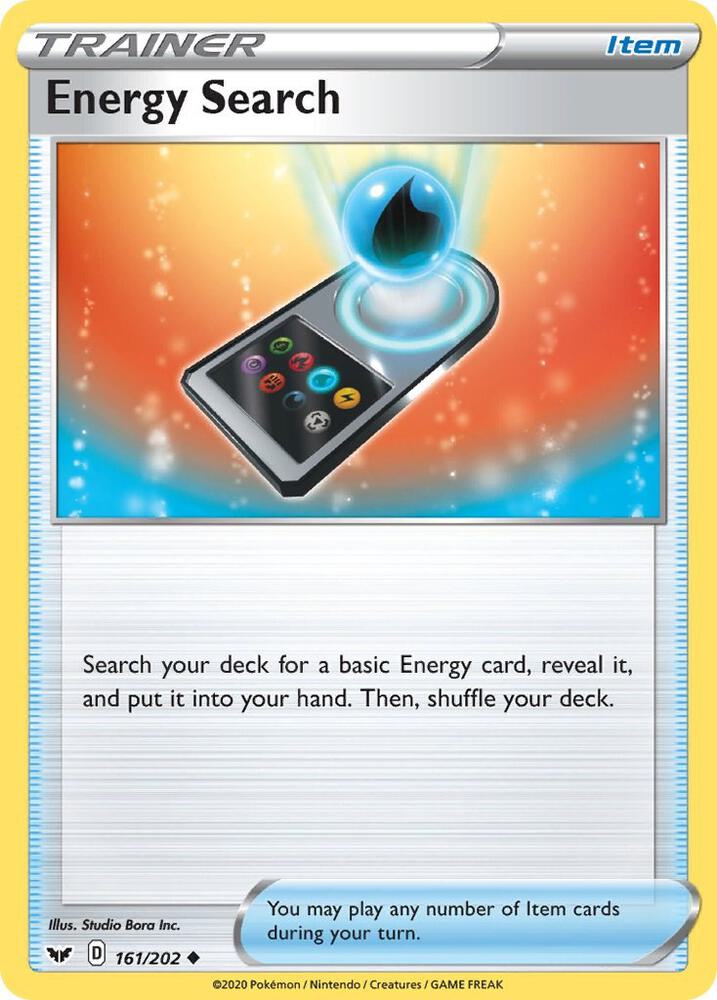 Energy Search 161/202 (SWSH01: Sword & Shield Base Set)  | Good Games Morley