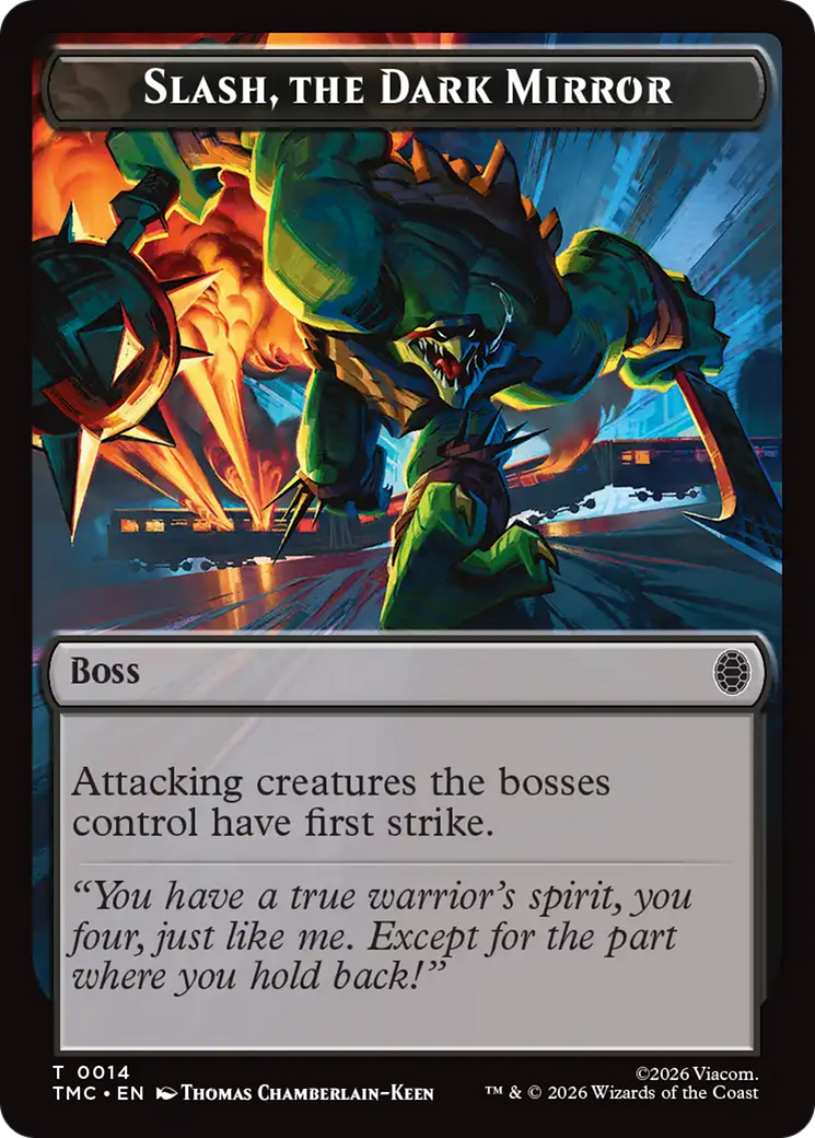 Slash, The Dark Mirror [Teenage Mutant Ninja Turtles Commander Tokens] | Good Games Morley