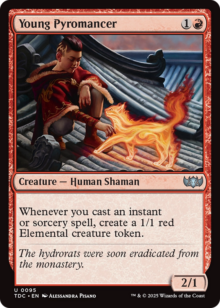 Young Pyromancer [Tarkir: Dragonstorm Commander] | Good Games Morley