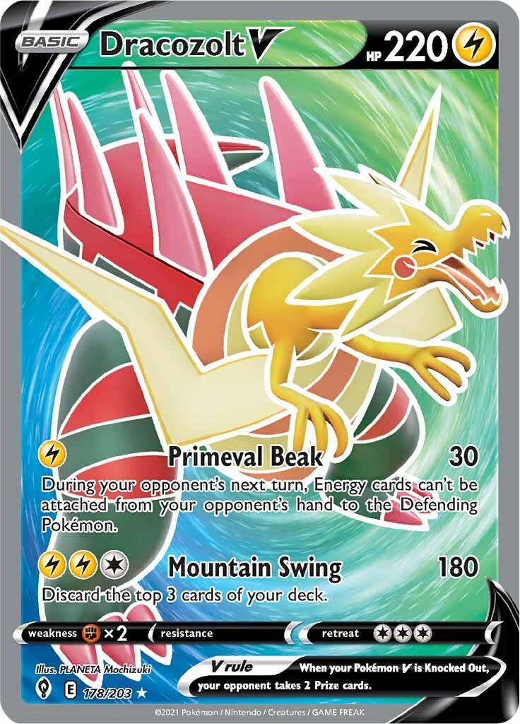 Dracozolt V (178/203) [Sword & Shield: Evolving Skies] | Good Games Morley