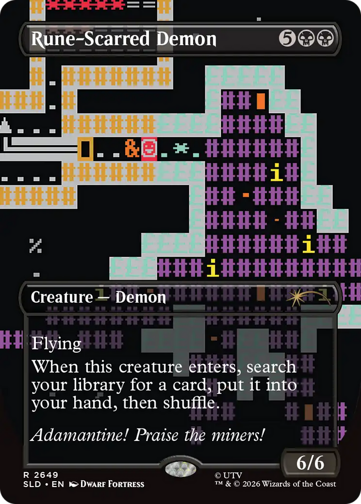 Rune-Scarred Demon [Secret Lair Drop Series] | Good Games Morley