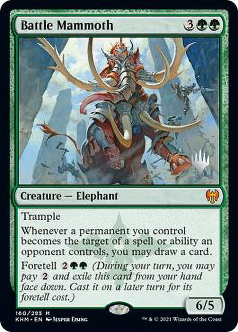 Battle Mammoth (Promo Pack) [Kaldheim Promos] | Good Games Morley