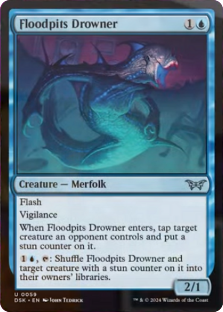 Floodpits Drowner [Duskmourn: House of Horror] | Good Games Morley