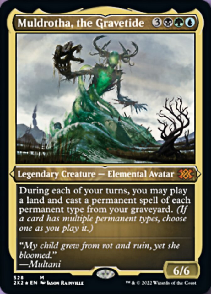 Muldrotha, the Gravetide (Foil Etched) [Double Masters 2022] | Good Games Morley