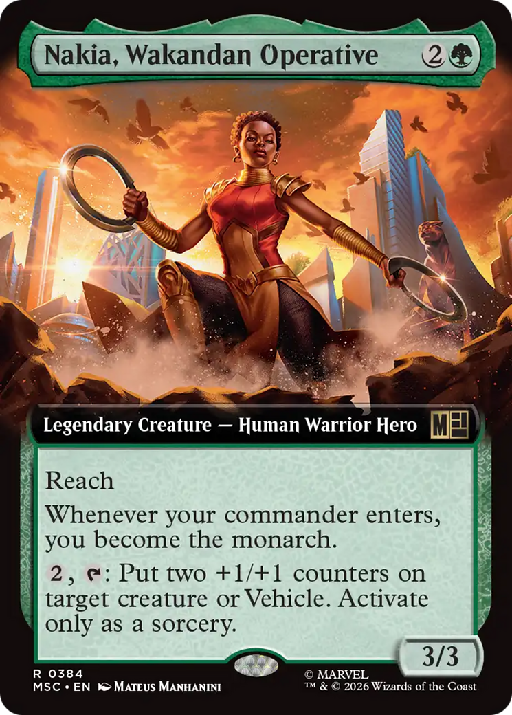 Nakia, Wakandan Operative (Extended Art) [Marvel Super Heroes Commander] | Good Games Morley