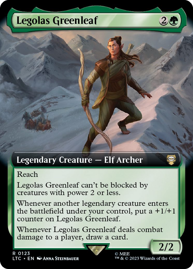 Legolas Greenleaf (Extended Art) [The Lord of the Rings: Tales of Middle-Earth Commander] | Good Games Morley