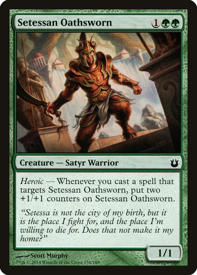 Setessan Oathsworn 138/165 (Born of the Gods)  - Foil | Good Games Morley