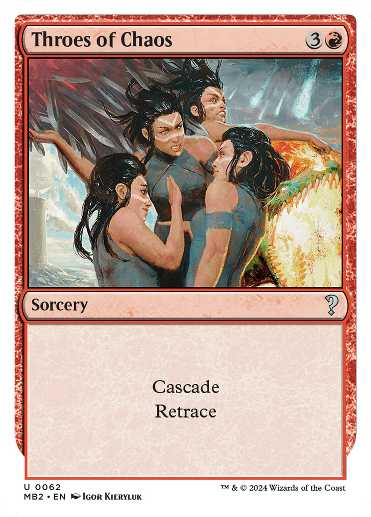 Throes of Chaos (White Border) [Mystery Booster 2] | Good Games Morley