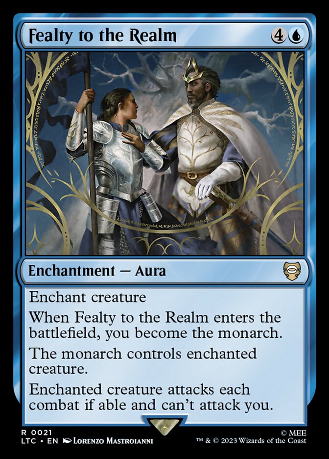 Fealty to the Realm 21/347 (Commander: The Lord of the Rings: Tales of Middle-earth)  | Good Games Morley