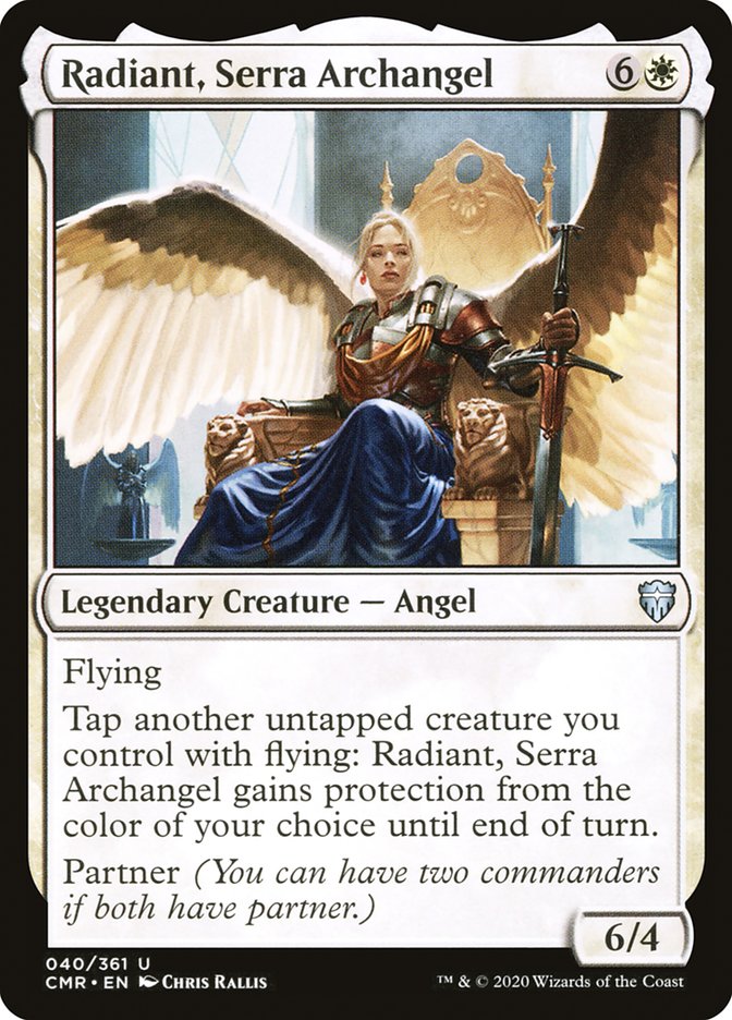 Radiant, Serra Archangel 40 (Commander Legends)  | Good Games Morley