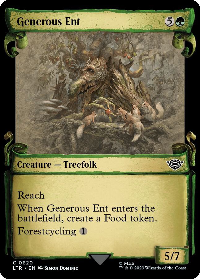 Generous Ent 620 (Universes Beyond: The Lord of the Rings: Tales of Middle-earth)  - Showcase Scroll | Good Games Morley